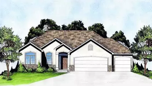 Traditional house plans 25-158 - front exterior, 1,315 sq ft, 3 bed, 2 bath house plans | Monster House Plans