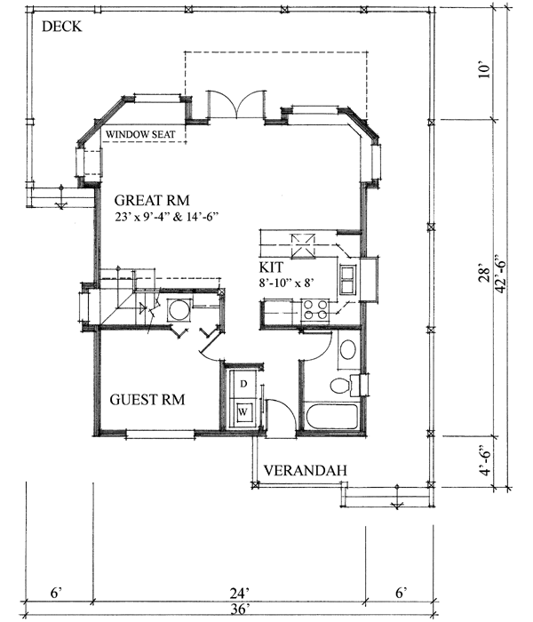 Main Floor Plan: 26-105