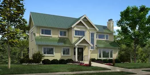 Traditional house plans 26-135 - front exterior, 1,668 sq ft, 3 bed, 2 bath house plans | Monster House Plans