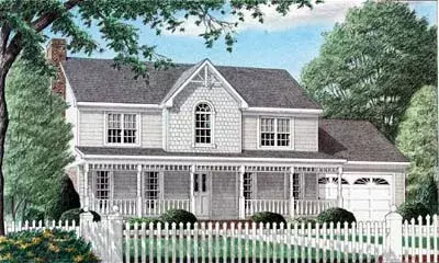 Country house plans 27-118 - front exterior, 1,927 sq ft, 3 bed, 2 bath house plans | Monster House Plans