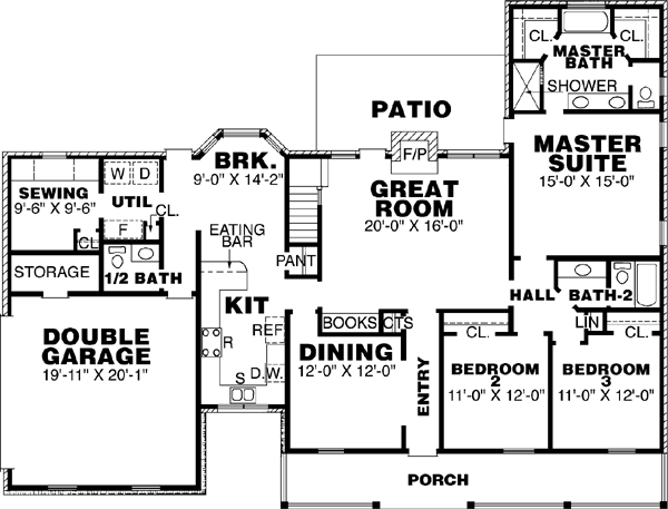 Main Floor Plan: 27-123