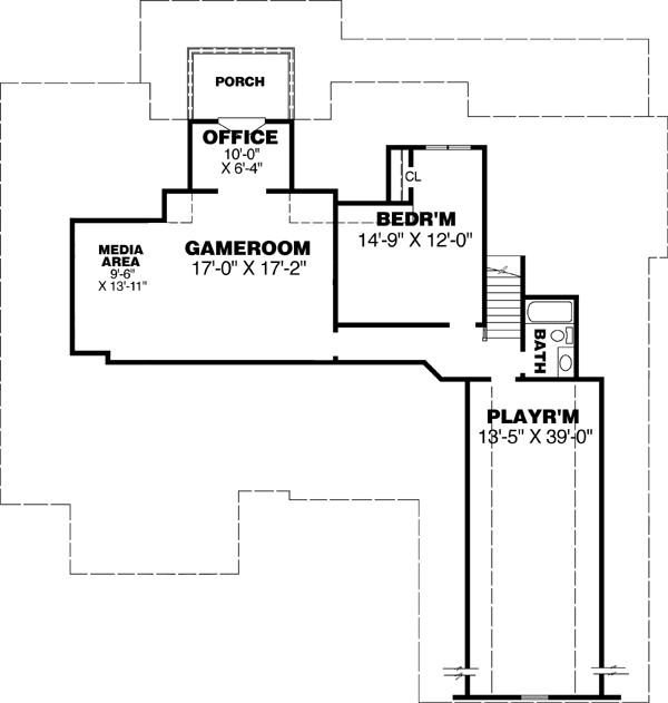 Upper/Second Floor Plan:27-164