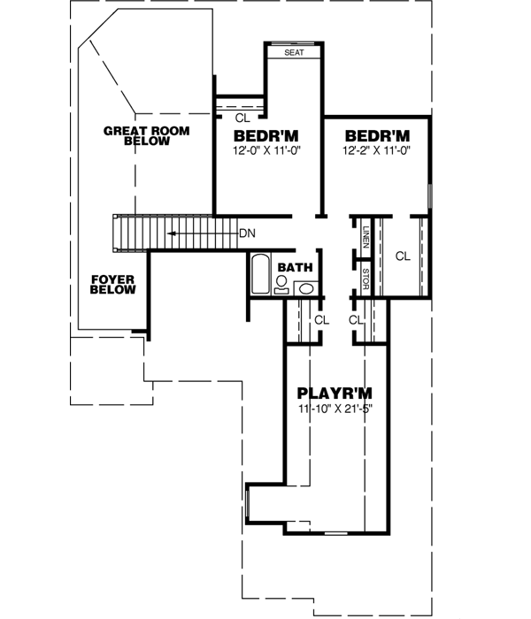 Upper/Second Floor Plan:27-222