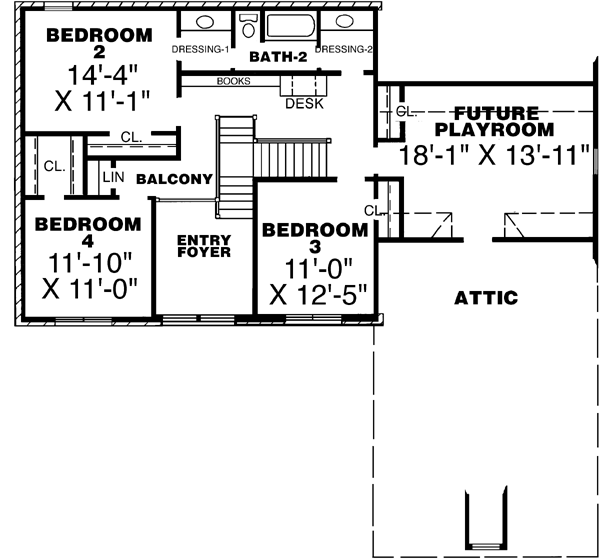 Upper/Second Floor Plan:27-231