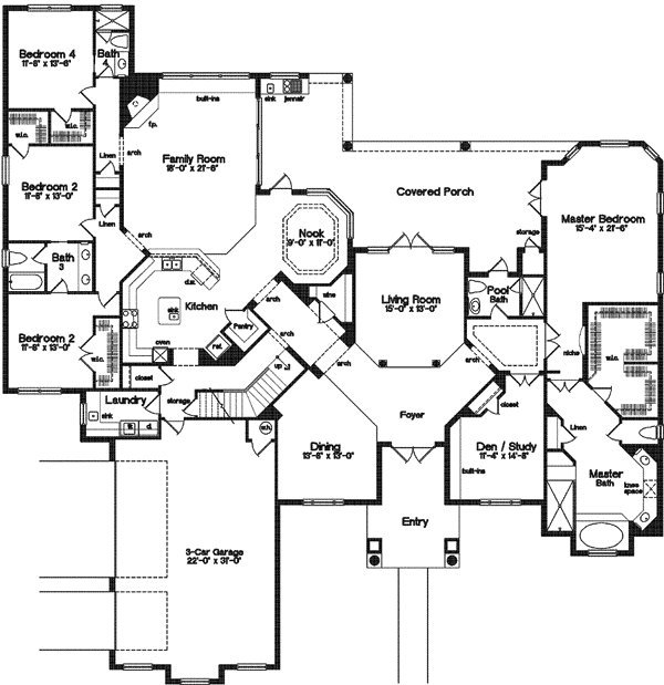 Main Floor Plan: 28-128