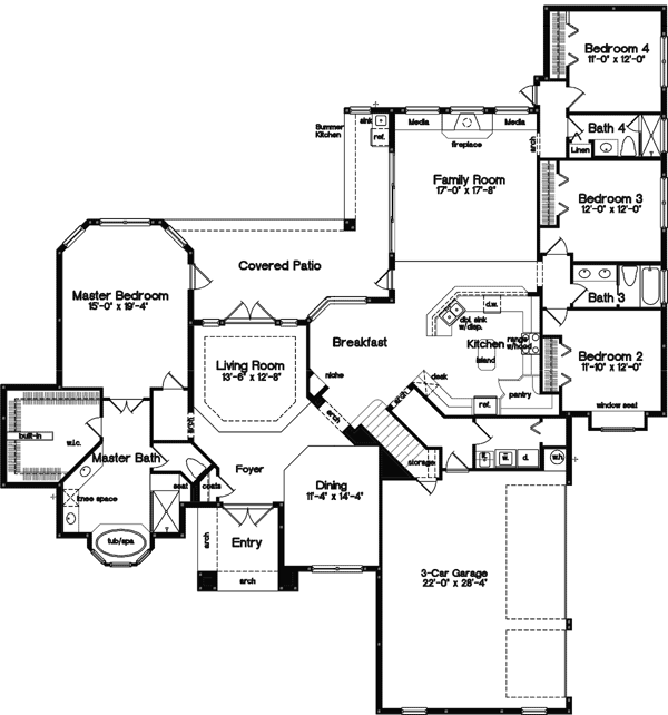 Main Floor Plan: 28-135