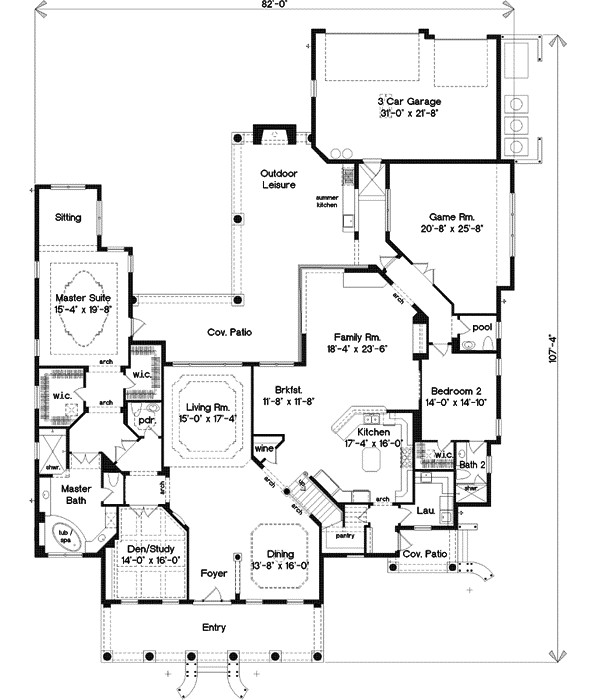 Main Floor Plan: 28-141