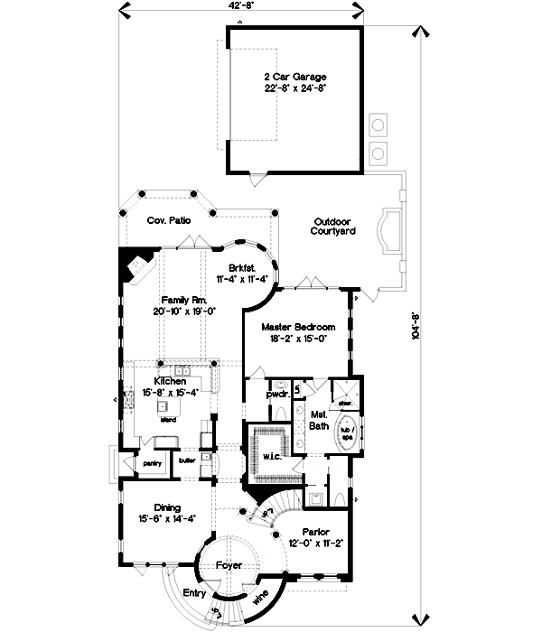 Main Floor Plan: 28-150