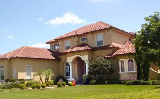 Spanish house plans 28-188 - front exterior, 5,285 sq ft, 5 bed, 5 bath house plans | Monster House Plans