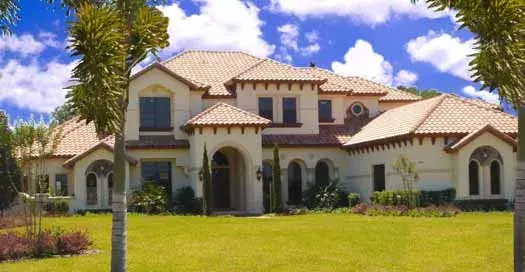 Mediterranean house plans 28-190 - front exterior, 6,647 sq ft, 6 bed, 6 bath house plans | Monster House Plans