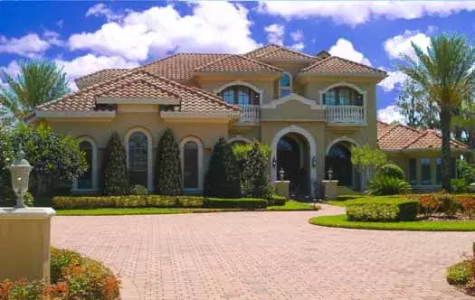 Spanish house plans 28-194 - front exterior, 6,774 sq ft, 6 bed, 6 bath house plans | Monster House Plans