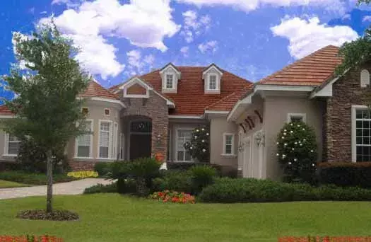 French Country house plans 28-199 - front exterior, 4,395 sq ft, 3 bed, 3 bath house plans | Monster House Plans