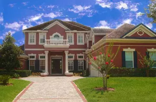 Georgian house plans 28-209 - front exterior, 5,383 sq ft, 6 bed, 6 bath house plans | Monster House Plans