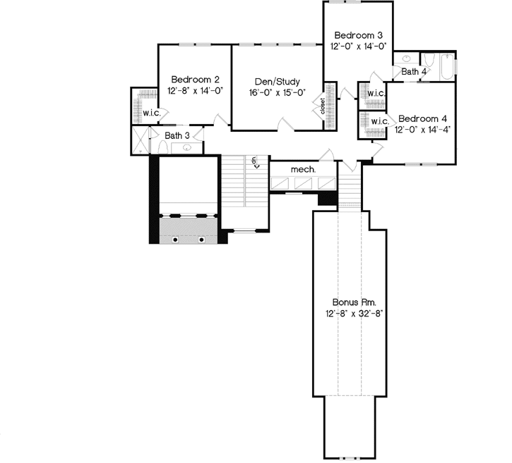 Upper/Second Floor Plan:28-210
