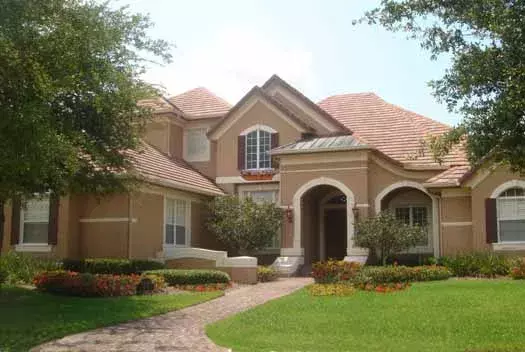 French Country house plans 28-213 - front exterior, 4,886 sq ft, 6 bed, 5 bath house plans | Monster House Plans