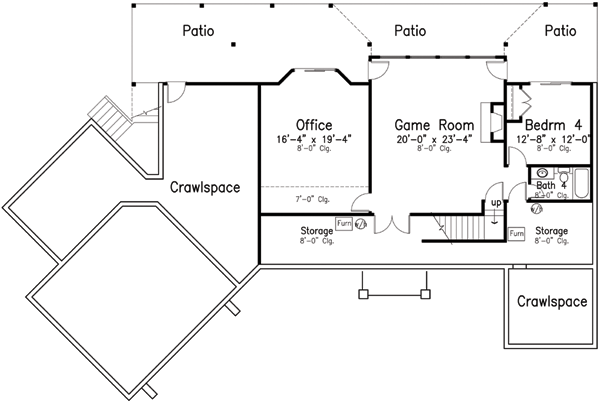 Lower Floor Plan:3-104