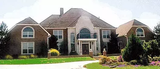 European house plans 3-124 - front exterior, 5,012 sq ft, 4 bed, 4 bath house plans | Monster House Plans