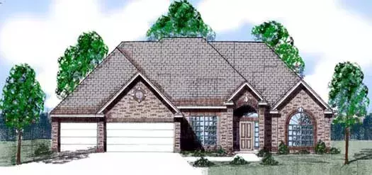Traditional house plans 3-133 - front exterior, 2,753 sq ft, 4 bed, 3 bath house plans | Monster House Plans