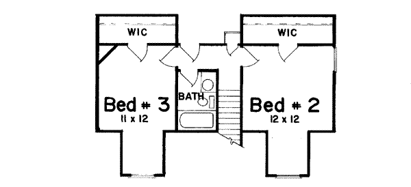 Upper/Second Floor Plan:3-150