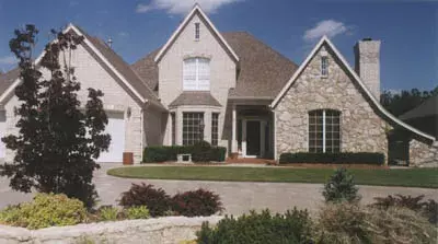 French Country house plans 3-173 - front exterior, 2,613 sq ft, 3 bed, 2 bath house plans | Monster House Plans