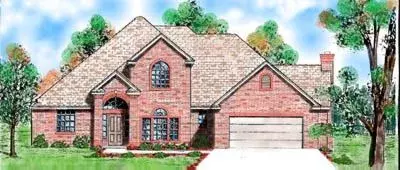 Traditional house plans 3-175 - front exterior, 2,658 sq ft, 4 bed, 3 bath house plans | Monster House Plans