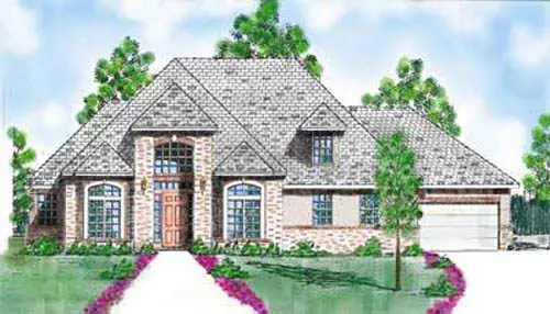 Traditional house plans 3-189 - front exterior, 3,016 sq ft, 3 bed, 3 bath house plans | Monster House Plans