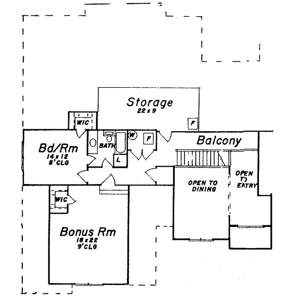 Upper/Second Floor Plan:3-222