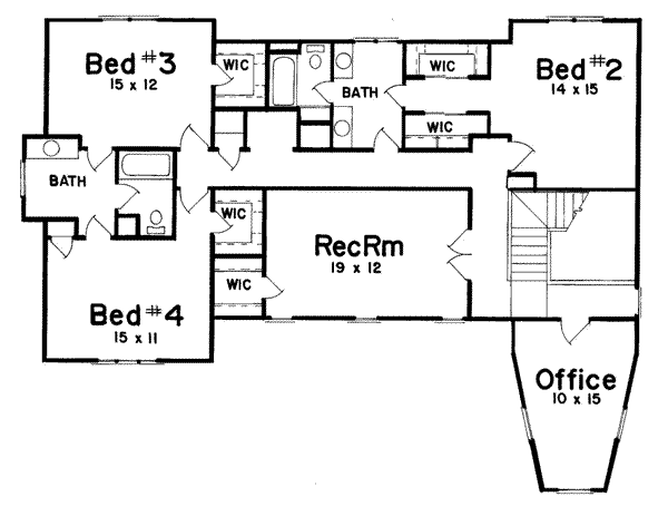 Upper/Second Floor Plan:3-223