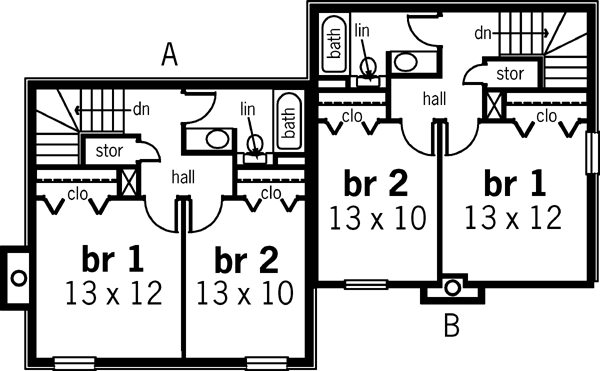 Upper/Second Floor Plan:30-112