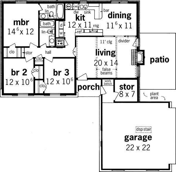 Main Floor Plan: 30-136