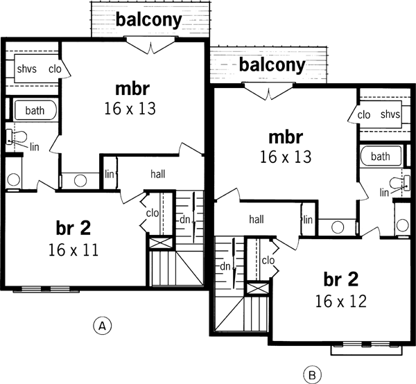 Upper/Second Floor Plan:30-137