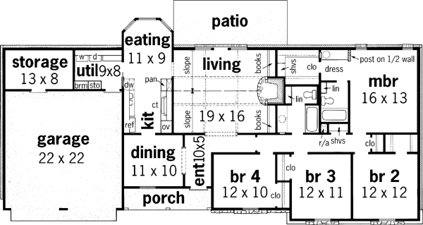 Main Floor Plan: 30-185