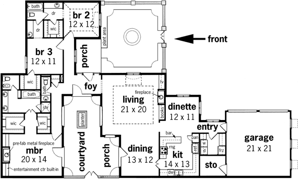 Main Floor Plan: 30-245