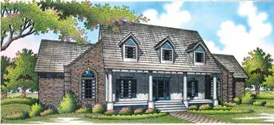 Southern house plans 30-250 - front exterior, 2,330 sq ft, 3 bed, 2 bath house plans | Monster House Plans