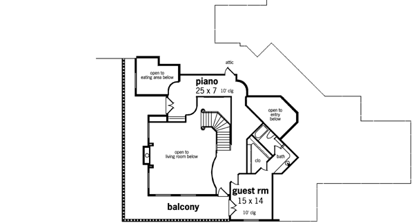 Upper/Second Floor Plan:30-318