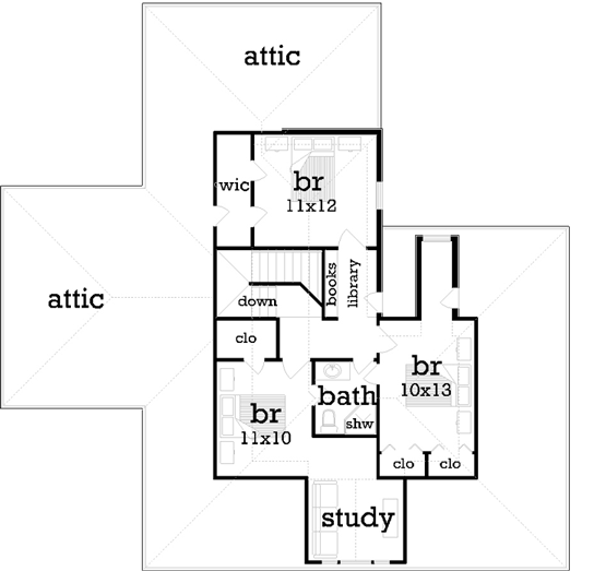 Upper/Second Floor Plan:30-409