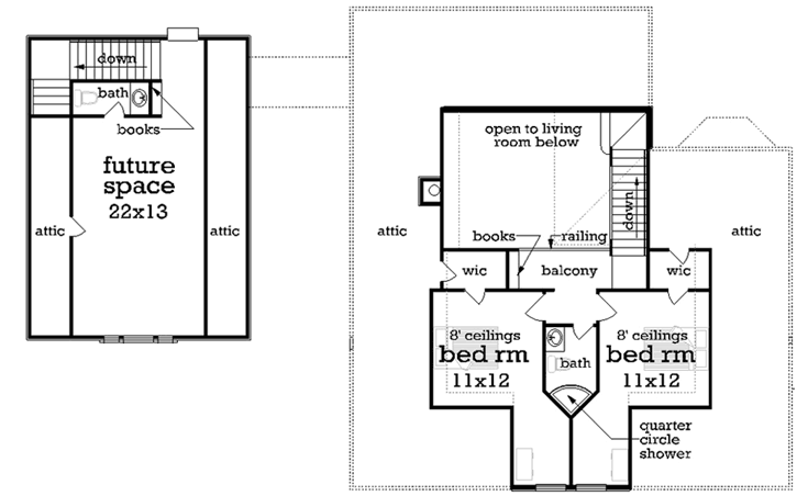 Upper/Second Floor Plan:30-412