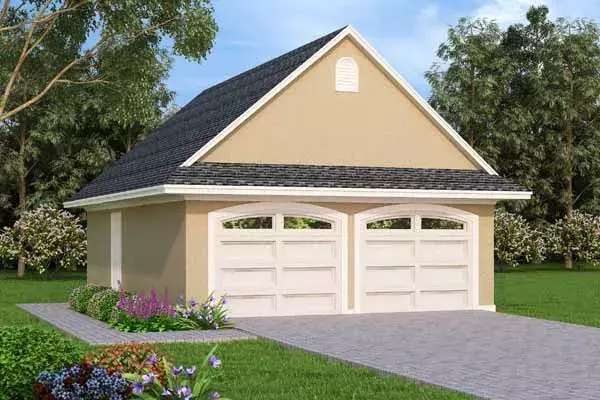 Traditional house plans 30-422 - front exterior, 132 sq ft, 0 bed, 0 bath house plans | Monster House Plans