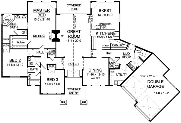Main Floor Plan: 32-111