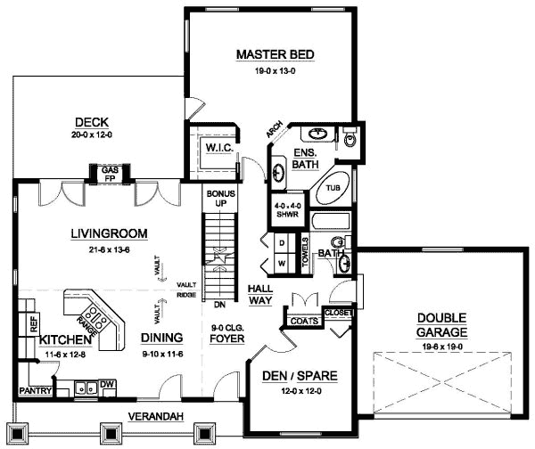 Main Floor Plan: 32-127