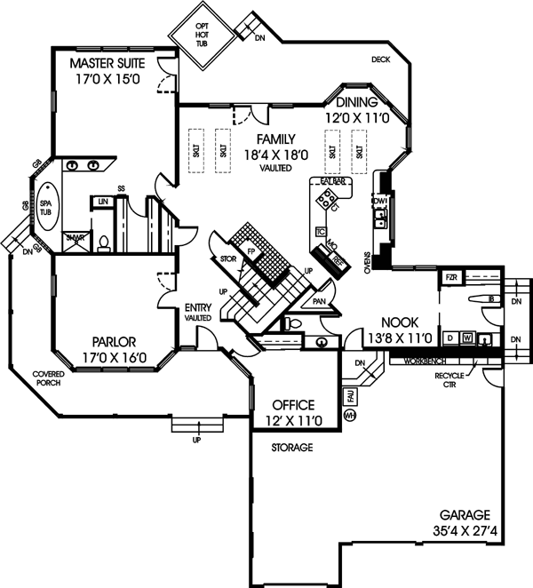 Main Floor Plan: 33-175