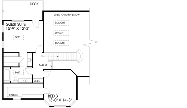 Upper/Second Floor Plan: 33-190