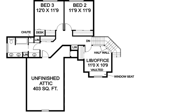 Upper/Second Floor Plan:33-255
