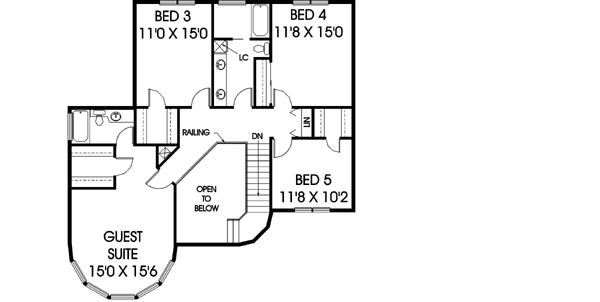 Upper/Second Floor Plan:33-293