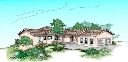 Traditional house plans 33-333 - front exterior, 4,063 sq ft, 4 bed, 3 bath house plans | Monster House Plans