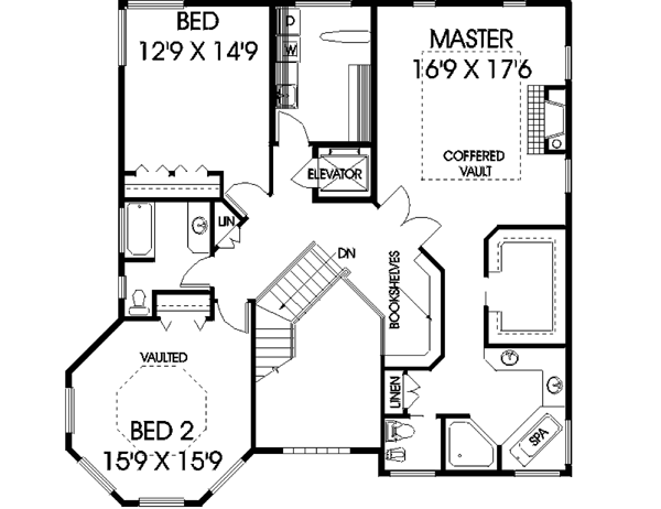 Upper/Second Floor Plan:33-403