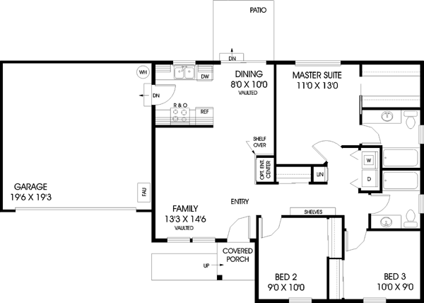 Main Floor Plan: 33-411