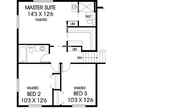 Upper/Second Floor Plan:33-420