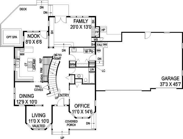 Main Floor Plan: 33-524