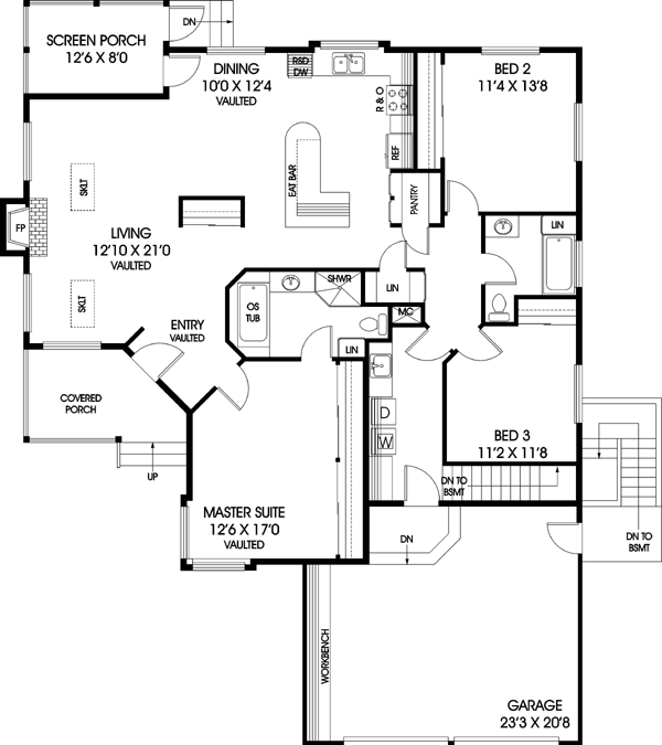Main Floor Plan: 33-554